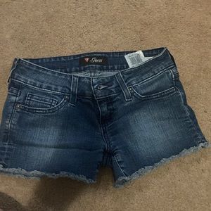 Guess denim shorts!
